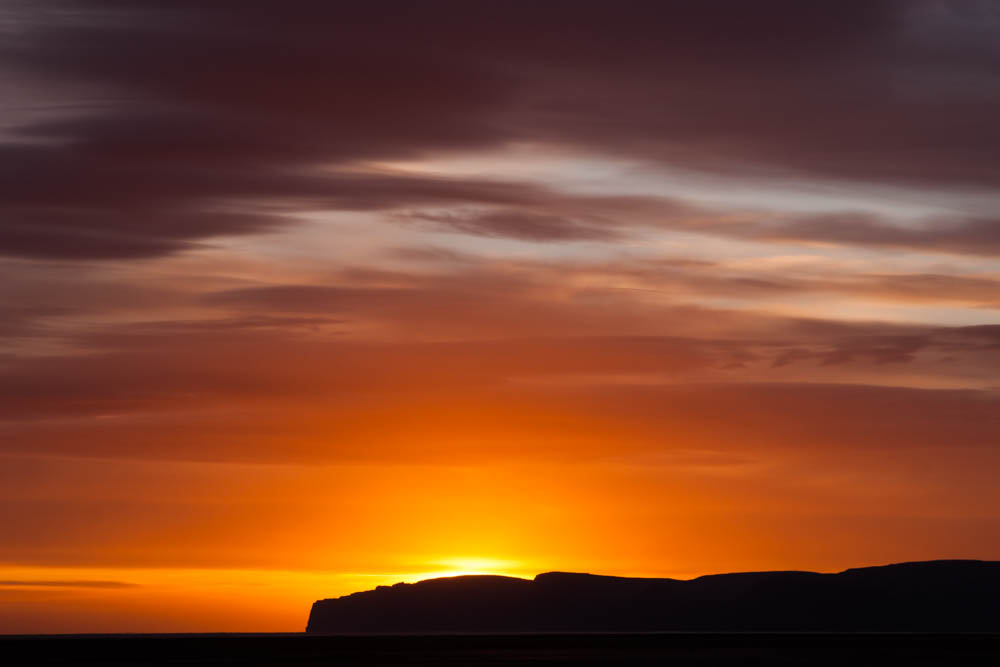 Zonsopkomst op IJsland