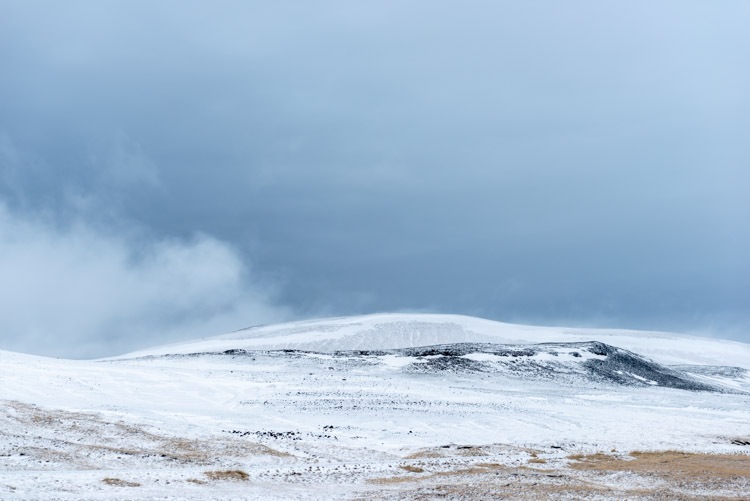 Onderweg door winters IJsland